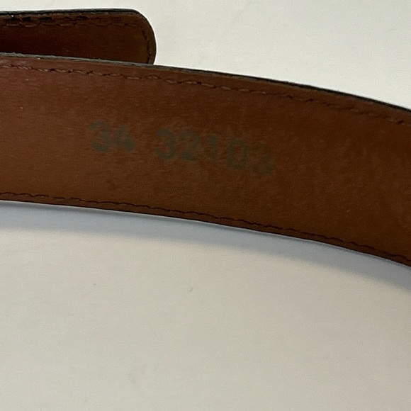 Brighton 32103 Black Embossed Leather  Alligator Men's Belt Size 34 Brass Buckle - Picture 10 of 12